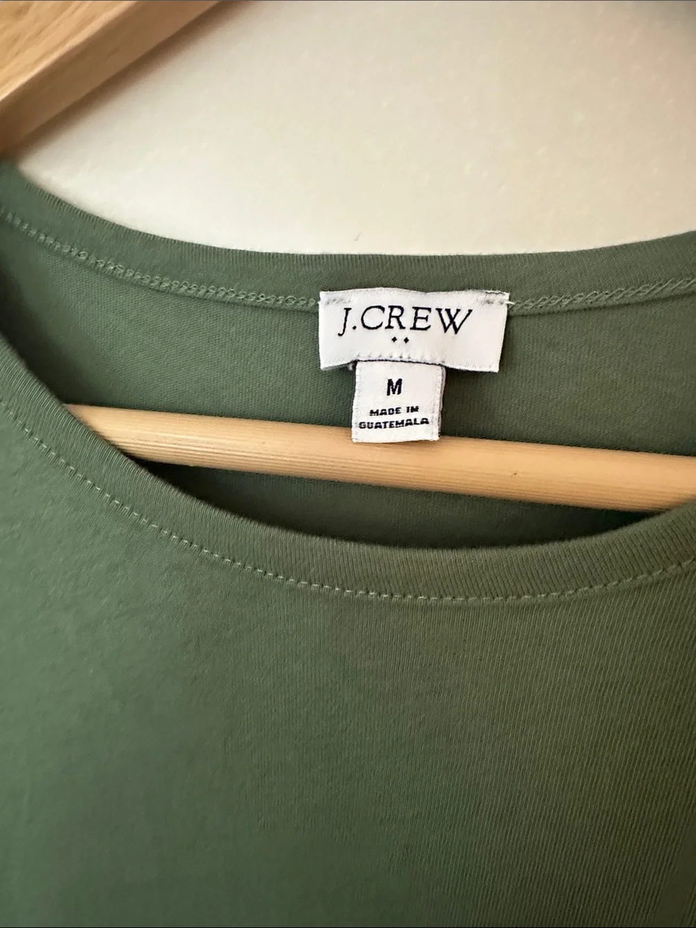 J. Crew Olive Green Crewneck Tshirt Dress